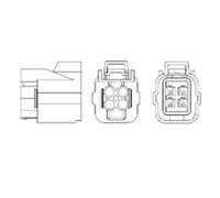 Magneti Marelli 466016355116 Sonda Lambda Para Honda Civic VII