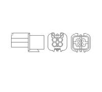 Magneti Marelli 466016355159 Sonda Lambda Para Chevrolet Aveo/Kalos Rezzo Spark