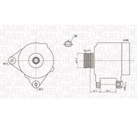 MAGNETI MARELLI Alternador RENAULT 1,5 1,6 231008578R 23100-8578R 7701475896