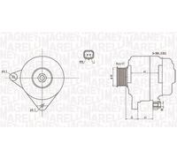 MAGNETI MARELLI Alternador RENAULT OPEL HYUNDAI 2,0 2,2 2310000Q0J 231009513R