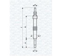 MAGNETI MARELLI Bujía Apto para Land Rover Discovery II 2.5 Td5 4x4