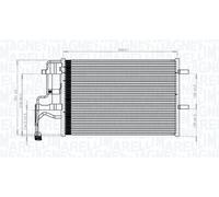 MAGNETI MARELLI Condensador aire acondicionado MAZDA 2,0 1,6 BP4K-61-480A