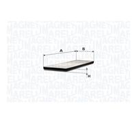 MAGNETI MARELLI Filtro Habitáculo Partícula para Fiat Ducato 350203062180