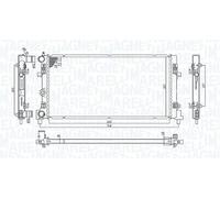 MAGNETI MARELLI Kühler, Motorkühlung 350213182300