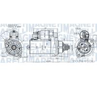 MAGNETI MARELLI Motor de arranque VW AUDI SEAT 2,0 1,6 02M911021E 02M911021EX