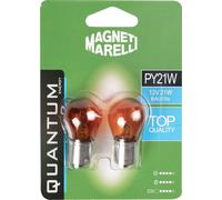 Magneti Marelli QUANTUM ENERGY PY21W BAU15s 2 Bombillas Auto Naranja 12V 21W