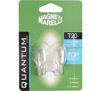 Magneti Marelli QUANTUM ENERGY T20 Juego 2 Bombillas Auto 12V 21/5W W3x16d