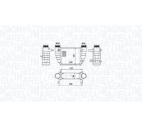 MAGNETI MARELLI Radiador de aire de admisión AUDI SEAT 2,0 1,6 8E0145806M