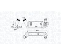 MAGNETI MARELLI Radiador de aire de admisión CITROËN PEUGEOT 2,0 0384F6 96366353