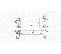 MAGNETI MARELLI Radiador de aire de admisión FORD 1,0 1764929 2026747