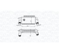 MAGNETI MARELLI Radiador de aire de admisión FORD 1,0 1776956 C1B19L440AB