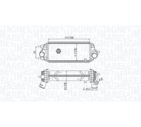 MAGNETI MARELLI Radiador de aire de admisión HYUNDAI KIA 1,7 1,6 28271-2A850