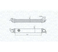 MAGNETI MARELLI Radiador de aire de admisión MINI 1,6 17512751277