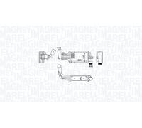 MAGNETI MARELLI Radiador de aire de admisión OPEL VAUXHALL 1,7 2,0 1302244