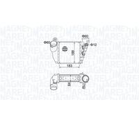 MAGNETI MARELLI Radiador de aire de admisión VW SKODA SEAT 1,9 1,8 1J0145803A