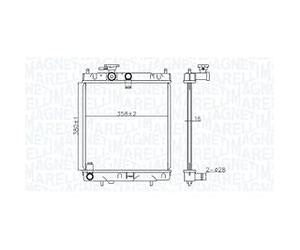 MAGNETI MARELLI Radiador de motor 350213176400