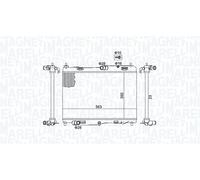 MAGNETI MARELLI Radiador refrigeración del motor FORD 1,5 1,6 1516268 8V518005DF