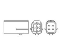 MAGNETI MARELLI Sonda Lambda Ajuste Sonda Apto para Kia Carens II 1.8