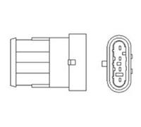 MAGNETI MARELLI Sonda Lambda Ajuste Sonda para Fiat Seicento / 600 1.1 1.4 12V