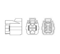 MAGNETI MARELLI Sonda Lambda Ajuste Sonda para Honda Logotipo 1.3 1.6i 1.6 1.4