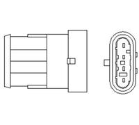 MAGNETI MARELLI Sonda Lambda ALFA ROMEO FIAT LANCIA 2,0 1,4 383700139 46750243