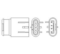 MAGNETI MARELLI Sonda Lambda para Fiat Grande Punto 199_ 199 Alfa Romeo Martin