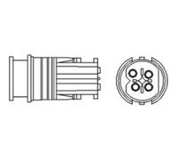 MAGNETI MARELLI Sonda Lambda Reguladora Compatible Para Mercedes-Benz Clase C