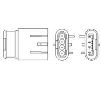 MAGNETI MARELLI Sonda Lambda Reguladora Para Fiat 500 C 0.9 Lancia Ypsilon