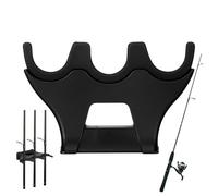 Magnetic 3-Slot Fishing Rod Holder, Portable Car Interior Storage Rack, Universal Vehicle & Garage Pole Stand Component, Protective Heavy-Duty Gear for Trucks, SUVs & RVs, for Anglers