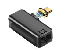 Magnetic 90 Degree 24 Pin Type C To Rj45 Gigabit Lan Usb C Ethernet Adapter Usb C Network Adapter FT