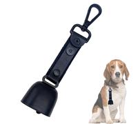 Magnetic Alarm Bear Bell, Metal Leather Strap | 3x3x14 Cm Small Portable Safety Gear with Silencer Control For Backpacking Trekking Fishing Cycling Camping Hiking Picnic Adventure Outdoor Use