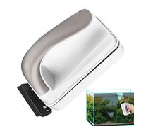 Magnetic Aquarium Glass Cleaner, Floating Algae Scraper Brush with Anti-Scratch Pad, Double-Sided Fish Tank Cleaning Tool for Home School Aquatic Habitat Maintenance