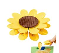 Magnetic Bag Clips, 3D Sunflower Decorative Sealers, Strong Grip Food Storage Clips, Fridge Magnet Kitchen Organizer, Reusable Airtight Snack Sealing Clip's With Photo Holder For Refrigerator Pantry