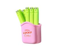 Magnetic Bag Clips - 6 Pcs Funny Cartoon Chip Clips With Storage Base, Heavy Duty Kitchen Fridge Magnet Set, Airtight Snack & Bread, Portable Picnic & Camping Gear | For Home