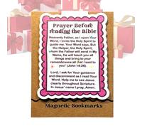 Magnetic Bible Bookmarks - 5.8x8.2x0.7cm Set Of Decorative Page Markers For Bibles, Journals, And Books, Strong Magnetic Clips To Keep Pages Secure, Elegant And Durable Bookmarks For Study, Reading,