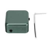 Magnetic Billiard Chalk Holder, Wireless Cue Chalk Storage Case, Strong Magnet Aluminum Alloy Pool Snooker Chalk Box with Hex Wrench for Metal Cues, Compact Lightweight Design for (verde oscuro)