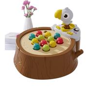 Magnetic Bird Feeder, Woodpecker Learning Toy, 20cm Interactive Feeder with Movable Parts, Durable Wood Material, Educational Toy with Fun Design, Skill and Girl Woodpecker Feeding Toys