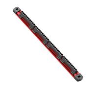 Magnetic Bit Holder Rack, 40-Slot Screwdriver Storage Wall Mount, Aluminum Alloy Socket Organizer For Power Tool Positioning, Garage, Carpenters, Woodworking, Workshop, 16.15x1.18x1.06 Inches