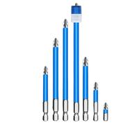 Magnetic Bit Set - Anti Slip S2 Alloy Steel Driller, 5.91 Inch High Hardness Screwdriver Tip, Precise Reinforced Magnetic Drilling Tool With Magnet | Power Drill Accessory For Handymen Electricians