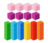 Magnetic Blocks Toy - Magnetic Cubes, 32 Pieces Colorful Educational Toys, Educational Blocks with Magnet, Learning Magnet Toys For Kids Playroom, School, Travel and Road Trip