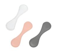 Magnetic Bookmarks 3Pcs, Vintage Faux Leather Book Mark Double-Sided Magnetics Page, 3 Piece Pages Clip | Magnetic Bookmark, Markers Leather Page Clip Buckles Gift For Men Women Teacher Students Book