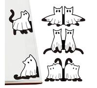 Magnetic Bookmarks for Kids - 10 Piece Black Cat Reading Accessories, Compact Magnetic Page Markers, Heavy Duty Non-Slip Grip, Stress Reliever Tool, for Kids Teacher Readers Christian