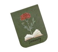 Magnetic Bookmarks - Stylish Reading Accessory for Women Adults Girls | PU Leather with Strong Magnets, Slim Foldable Book Marker for Journals Novels Office Study Library Gift