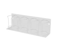 Magnetic Bottle Holder, Heavy Duty Cup Rack, 4 Slot Storage Design, Strong Magnetic Mount, Space Saving Organizer for Refrigerator, Kitchen, Home, Offices, Shop Display Use, 16.93x4.13x5.51 Inches