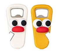 Magnetic Bottle Opener - 3.94×1.97in Cute Cartoon Beer Bottle Opener | Magnetic Beer Bottles Openers | Refrigerator Mount Beers Openers | Portable Soda Cans Opening Tool Home Kitchen Accessories Parti