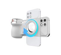 Magnetic Camera Grip | 5.12x1.89x3.54in Rotatable Wireless Selfie Handle, Smartphone Selfie Camera Shutter Grip ABS Material Ergonomic Design | Men Women Teens Daily Travel Outdoor Sports Photography