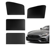Magnetic Car Shade, Glass Sun Cover, 17x28 Inches Automotive Sunshade with Mesh Fabric, Polyester Window Blocker, Interior Shield with Frame Design, Vehicle Privacy Guard for Sedans and SUVs