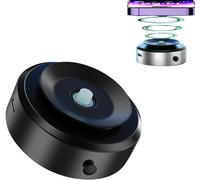 Magnetic Car Suction Cup Holder, 360°3D Rotation & Safe View, Magnetic Suction Cup, Wireless Charging Mobile Phone Holder,Phone Holders for Your Car (Black)