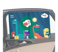 Magnetic Car Window Sunshades - UV Protection Privacy Curtains, Front Rear Mirror View Cutouts, High Density Mesh Heat Shield, Steel Frame Secure Attachment, Summer Interior Cooler | For SUVs