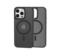 Magnetic Case for iPhone 15 Pro Compatible with MagSafe Skin-touch PC+TPU Matte Phone Cover - Black
